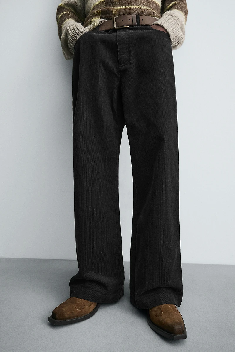 FLARE CORDUROY PANTS