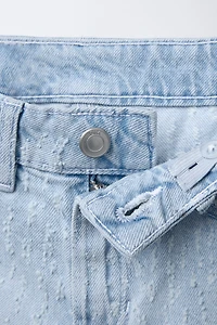 RIPPED DENIM SHORTS