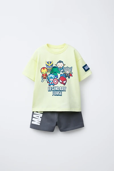 THE AVENGERS © MARVEL T-SHIRT AND BERMUDA JOGGING SET