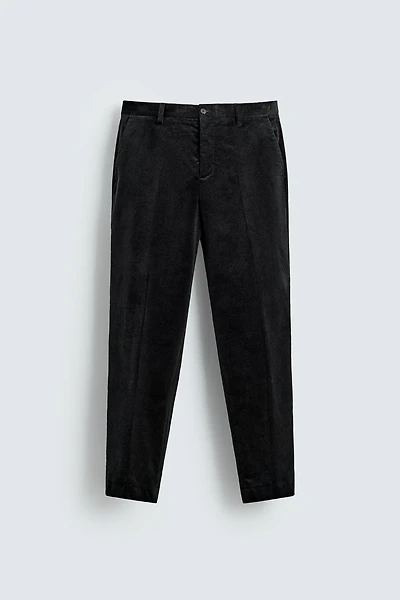 CORDUROY SUIT PANTS
