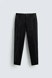 CORDUROY SUIT PANTS