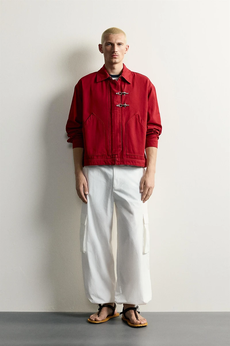 RELAXED FIT FIREMAN CLASP JACKET