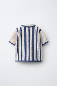 CHEMISE EN MAILLE CROCHET LANGOSTA