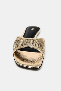 BRAIDED FLAT SANDALS