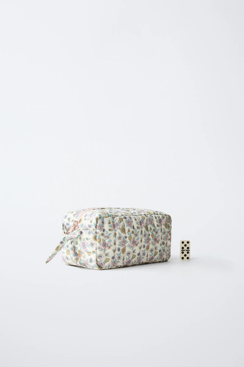 FLORAL TOILETRY BAG