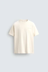 RAISED TEXT T-SHIRT
