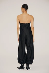COMBINAISON BUSTIER EN JEAN TRF
