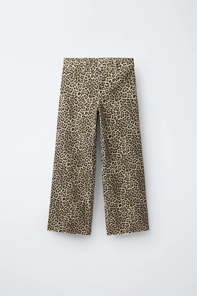 ANIMAL PRINT MARINE JEANS