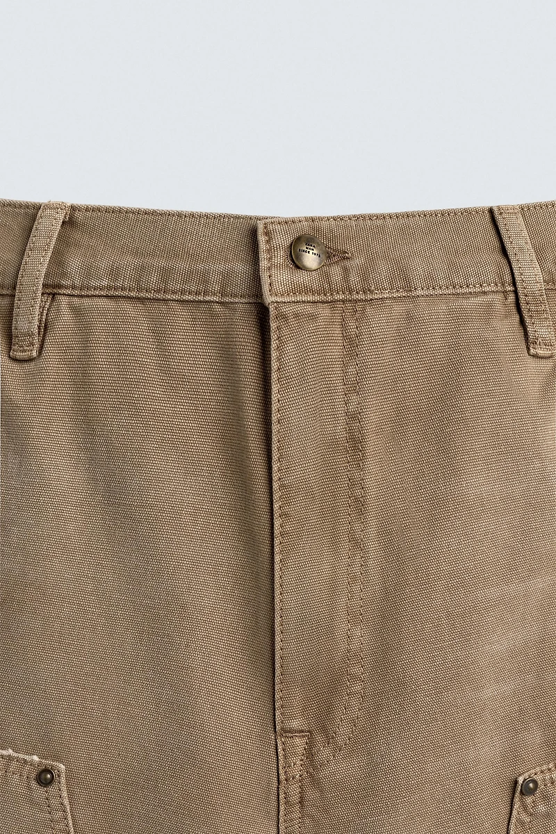 RELAXED FIT CARPENTER POCKET SHORTS