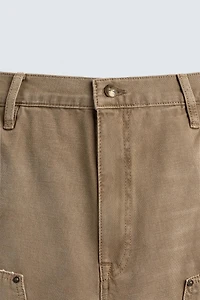 RELAXED FIT CARPENTER POCKET SHORTS