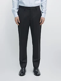 Pantalon de costume en laine froide