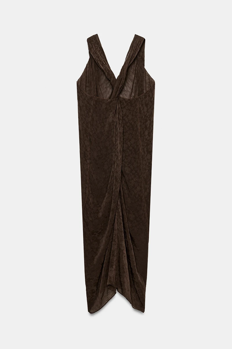 ZW COLLECTION JACQUARD MIDI DRESS