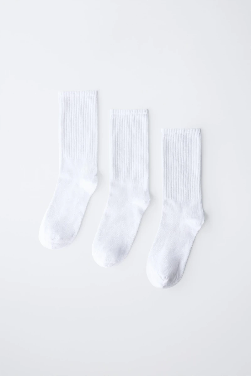 LOT DE TROIS PAIRES CHAUSSETTES LONGUES SPORT