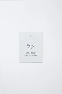 WATER REPELLENT FEATHER AND DOWN JACKET