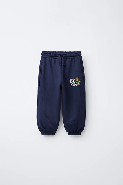 PANTALON DE JOGGING BRODÉ LION