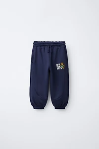 PANTALON DE JOGGING BRODÉ LION