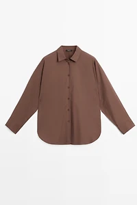 Cotton poplin shirt