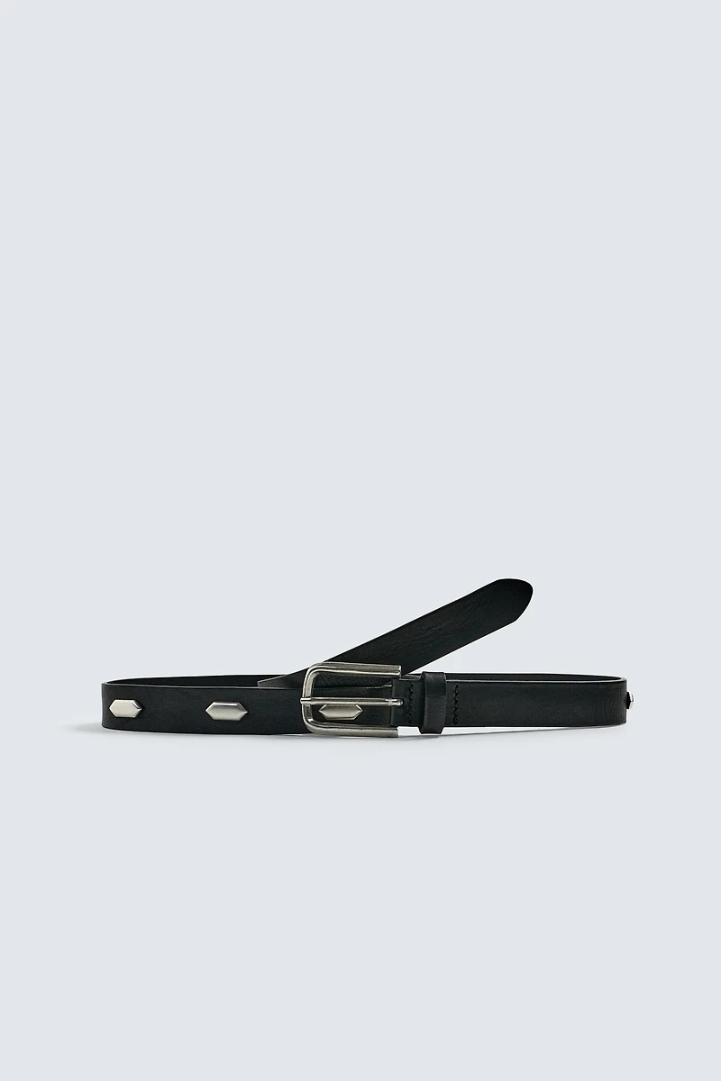 LIMITED EDITION STUDDED LEATHER BELT