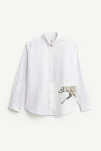 CHEMISE RAYURES PATCHWORK IMPRIMÉ ÉDITION LIMITÉE