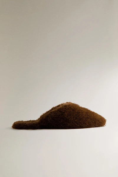 FAUX FUR MULE SLIPPERS