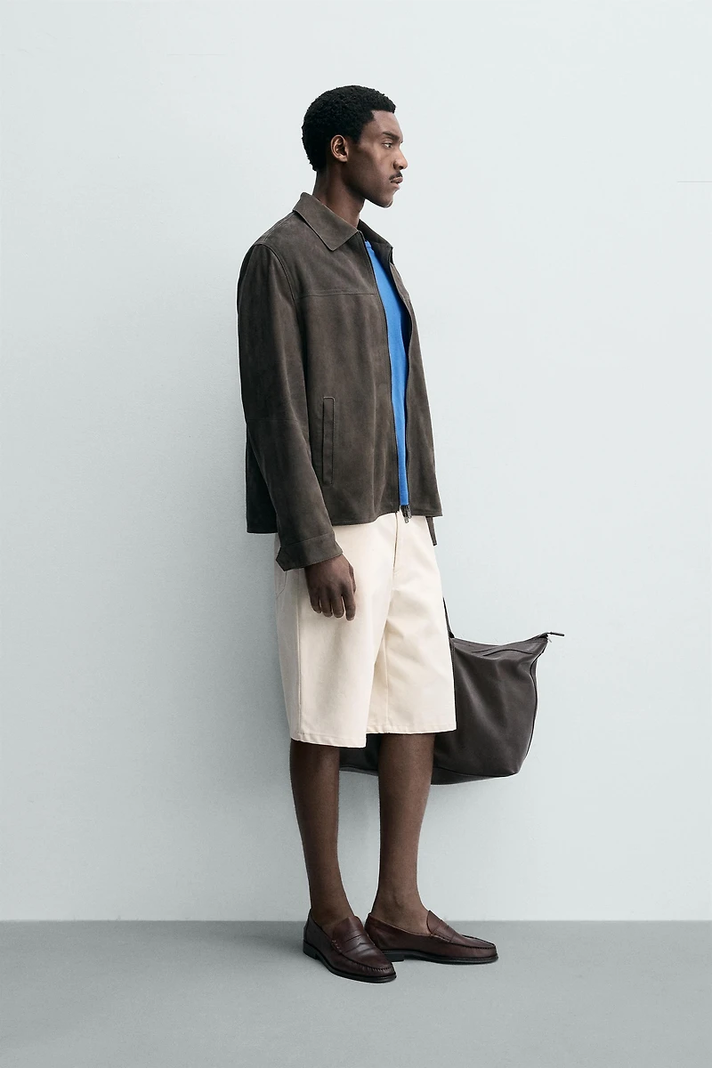 SUEDE LEATHER JACKET