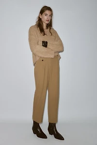 PULL EN MAILLE EFFET BROSS