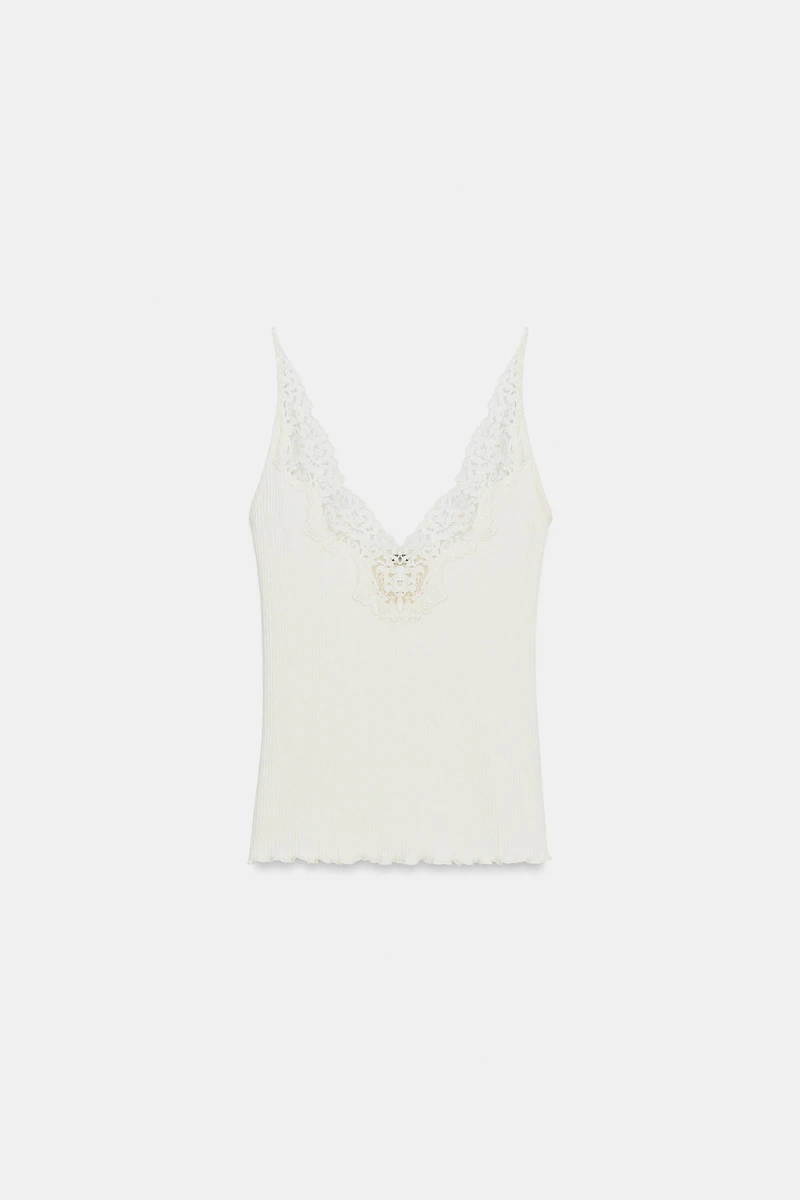LACE RIB TOP