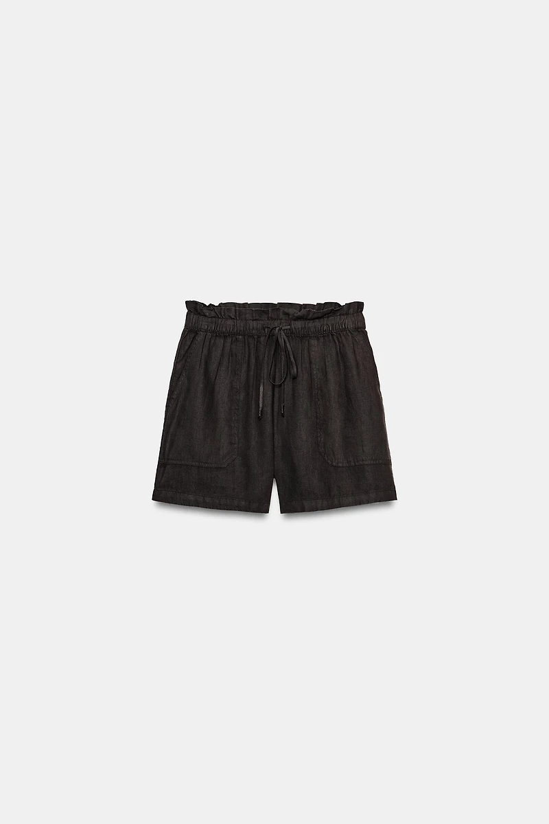 100% LINEN SHORTS ZW COLLECTION