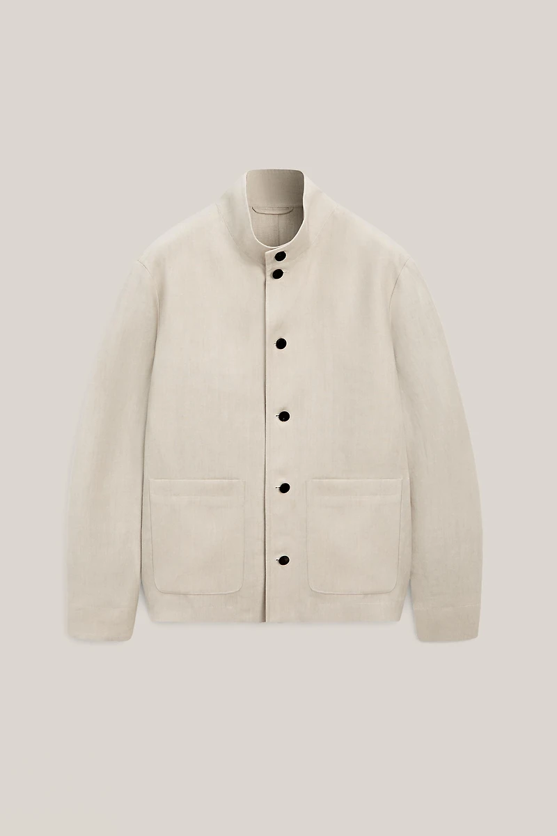 Veste col montant en lin - LIMITED EDITION