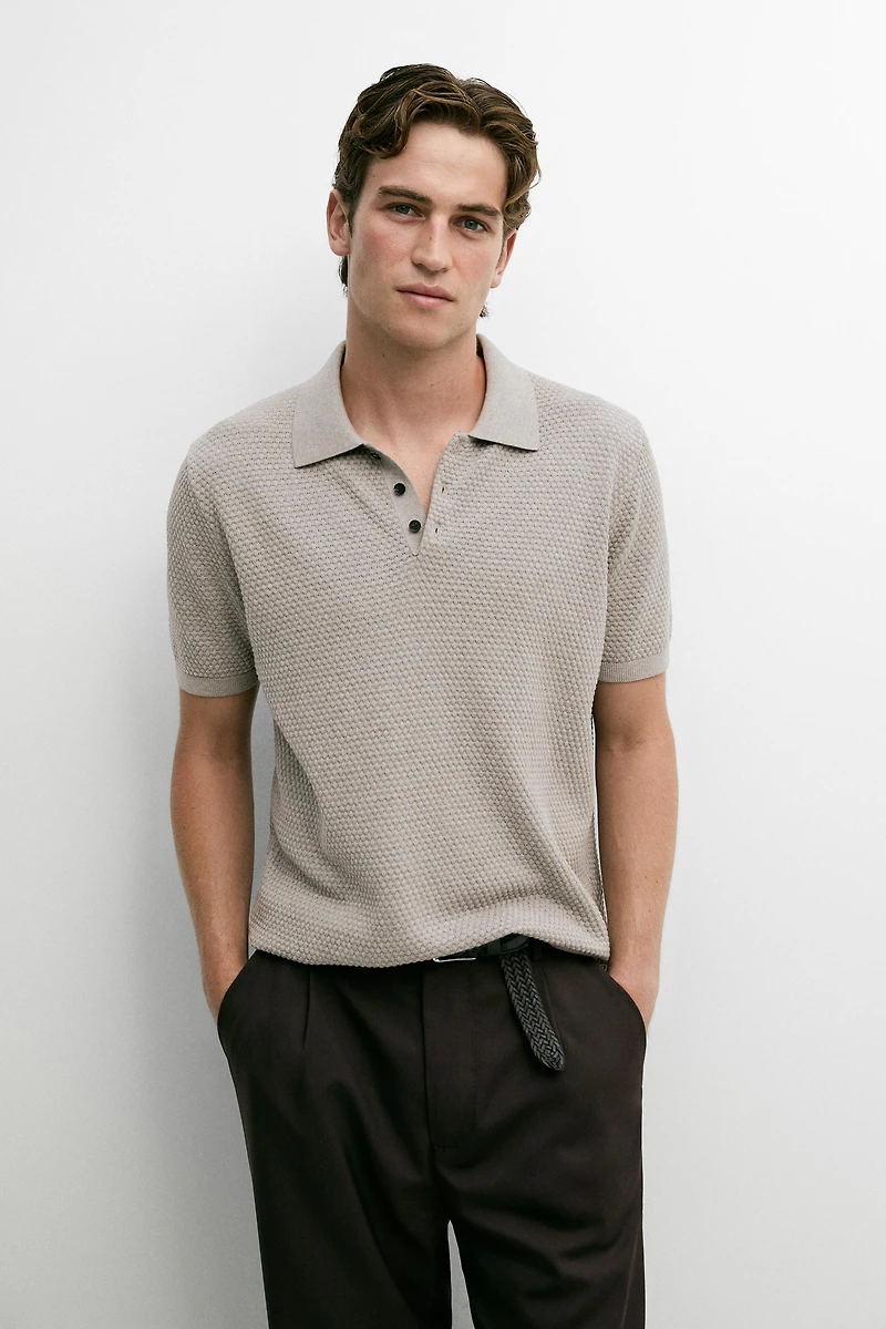 100% Cotton Short Sleeve Knit Polo