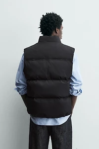 REGULAR FIT PUFFER VEST