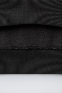 RAISED TEXT SWEATSHIRT