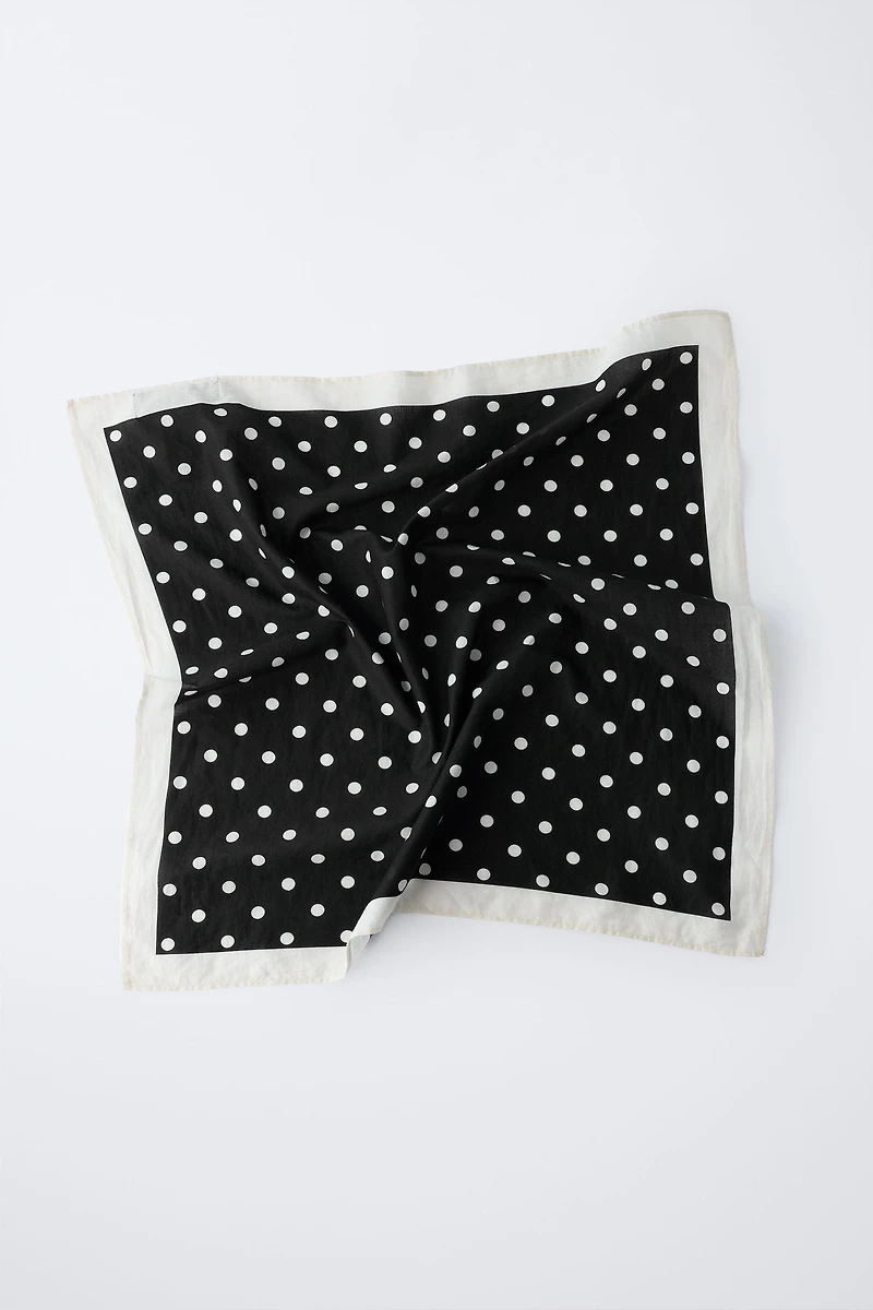 SQUARE POLKA DOT BANDANA
