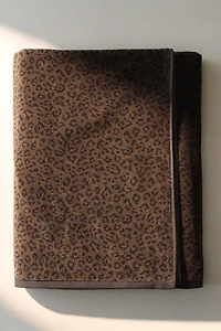 ANIMAL PRINT VELOUR BEACH TOWEL