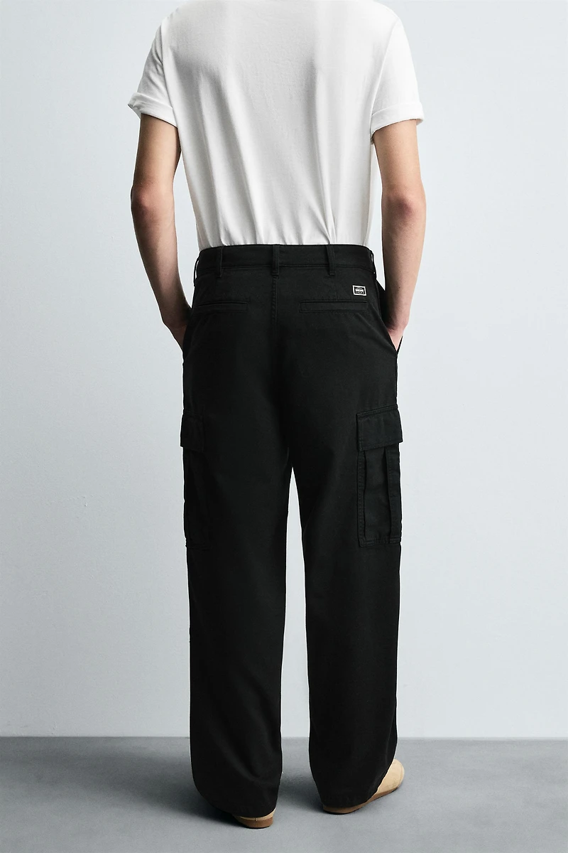 STRAIGHT FIT CARGO PANTS