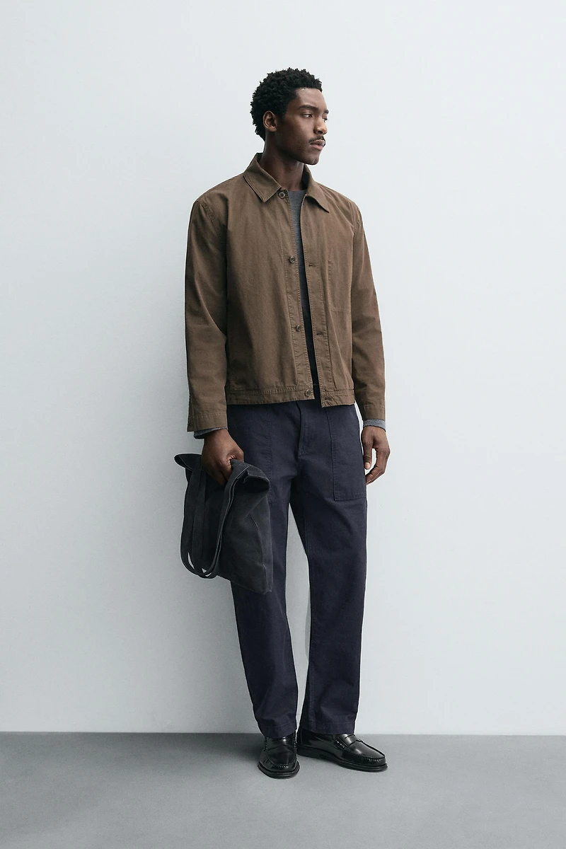 PANTALON STRAIGHT FIT DÉLAV