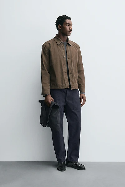 PANTALON STRAIGHT FIT DÉLAV