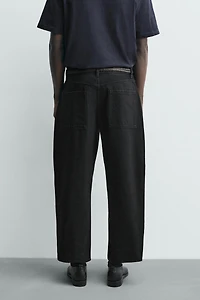 TAPERED WIDE FIT JEANS