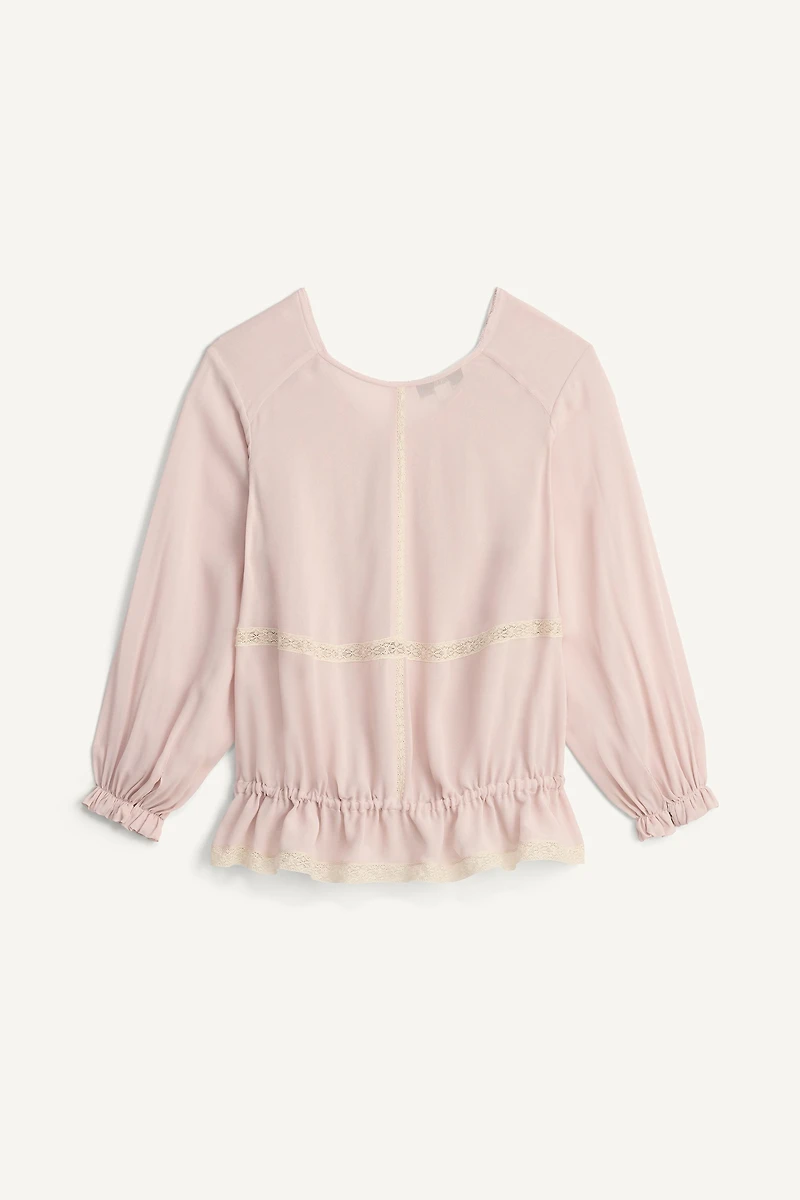 CHEMISE VOLANTS DENTELLE LIMITED EDITION