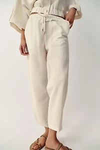 PANTALON À TAILLE ÉLASTIQUE