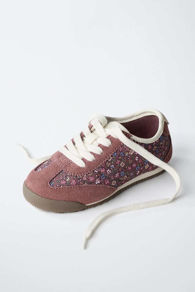 FLOWER PRINT SNEAKERS