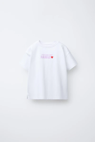 T-SHIRT IMPRIMÉ PLAGE