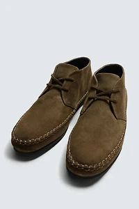 VIBRAM® SOLE LEATHER SHOES AARON LEVINE X ZARA