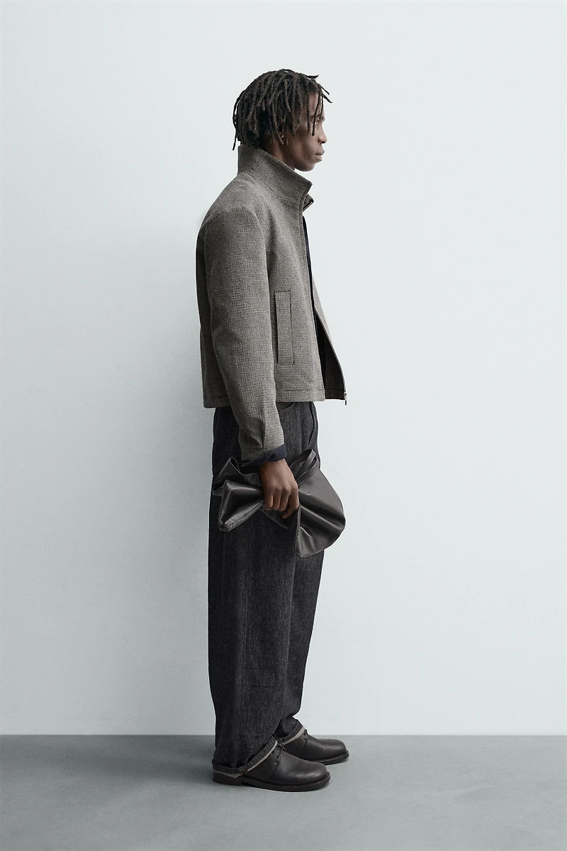 HOUNDSTOOTH OVERSHIRT