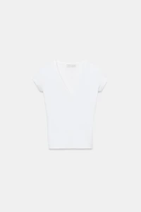 T-SHIRT COL EN V