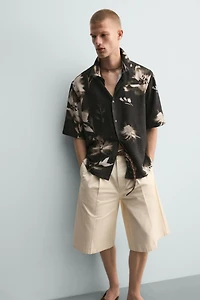 FLUID FLORAL PRINT SHIRT