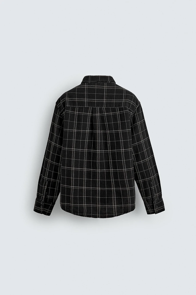 PLAID OVERSHIRT