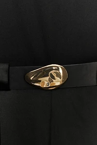 BELTED COMBINATION JUMPSUIT