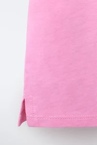 EMBROIDERED TEXT T-SHIRT