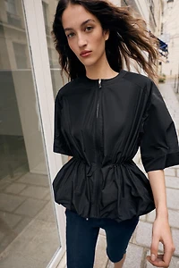 SHORT SLEEVE BALLOON PARKA